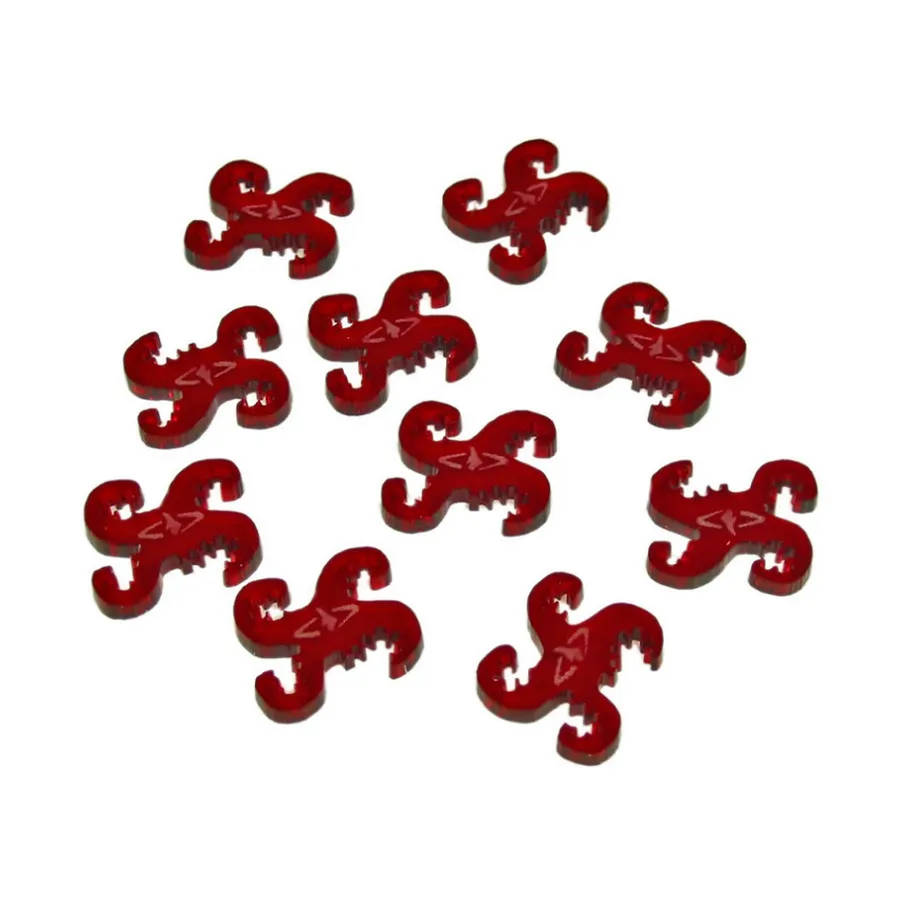 

Жетоны щупалец Ктулху — полупрозрачный красный, Arkham Horror - Call of Cthulhu Gaming Accessories (Litko Aerosystems)