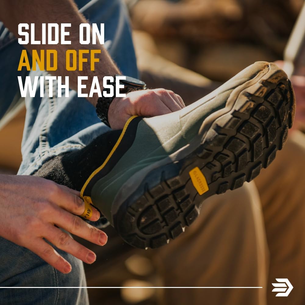 Мужские резиновые сапоги LaCrosse Alpha Muddy 4.5 с водонепроницаемой резиной, конструкцией типа 'на пуантах' и стелькой EVA, 14 Graphite — фото 4