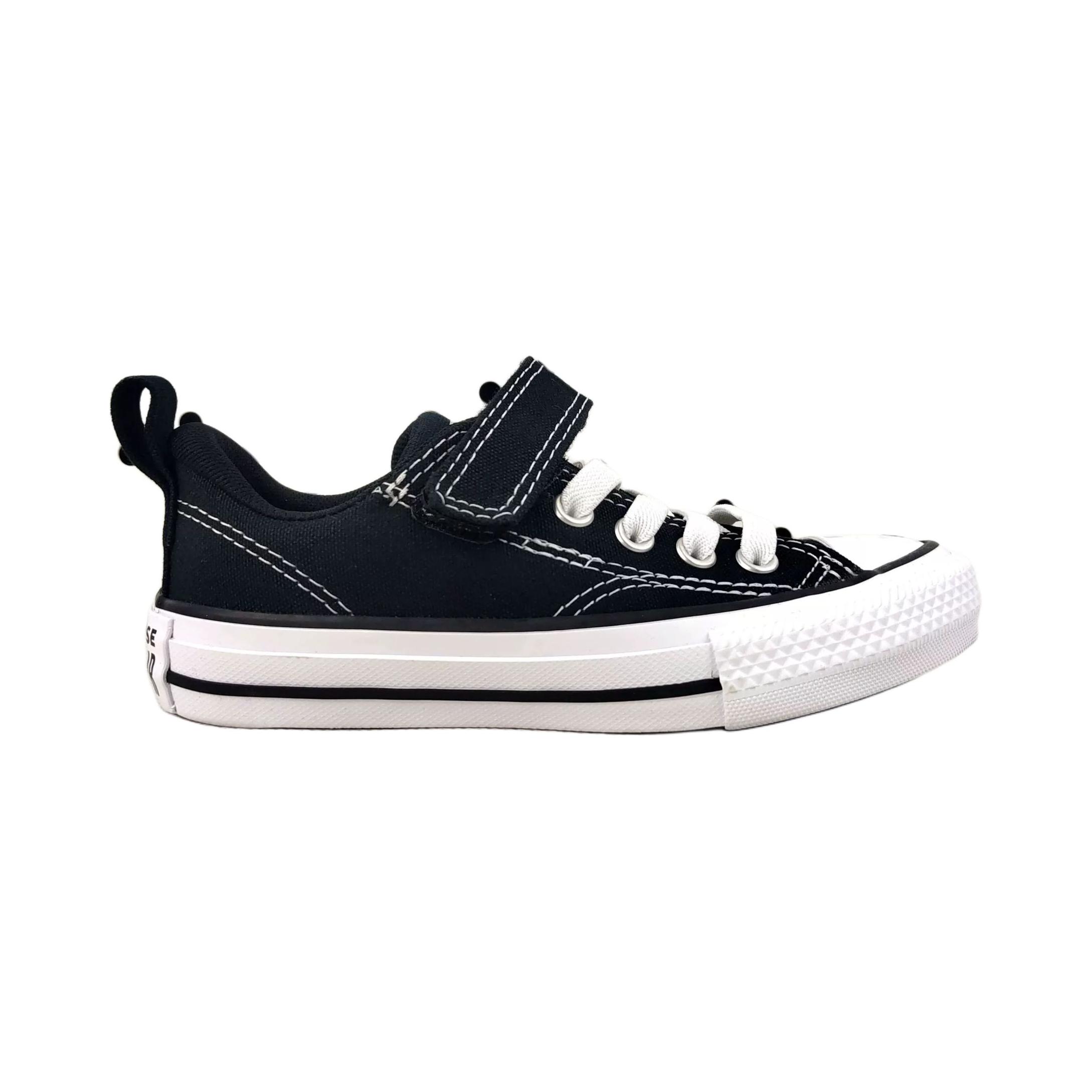 Детские кеды Chuck Taylor All Star Low Top для детей от 3 до 7 лет Converse, черный/белый — фото 2