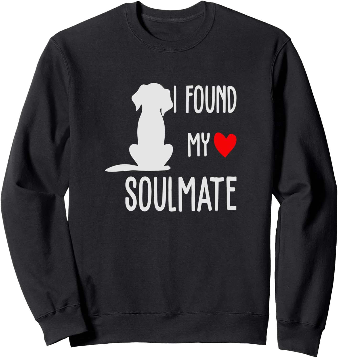 

Толстовка с надписью «Собака - родственная душа, любимец, хозяин, мама, папа, милый подарок для женщин и мужчин» Dog Soulmate Owner Apparel & Gifts, черный