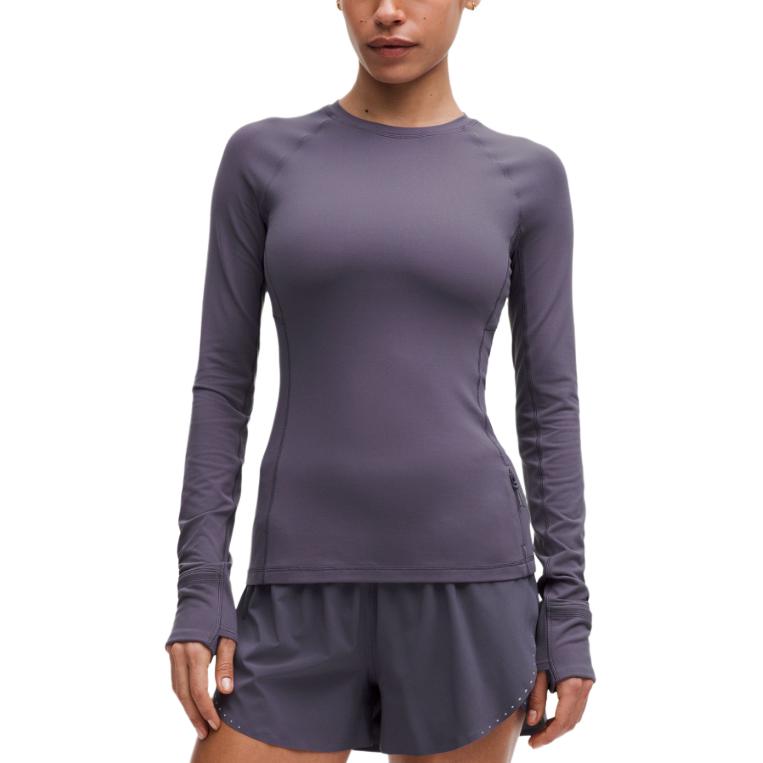 

Это женская футболка с длинными рукавами Rulu Lululemon, nightfall/nfal