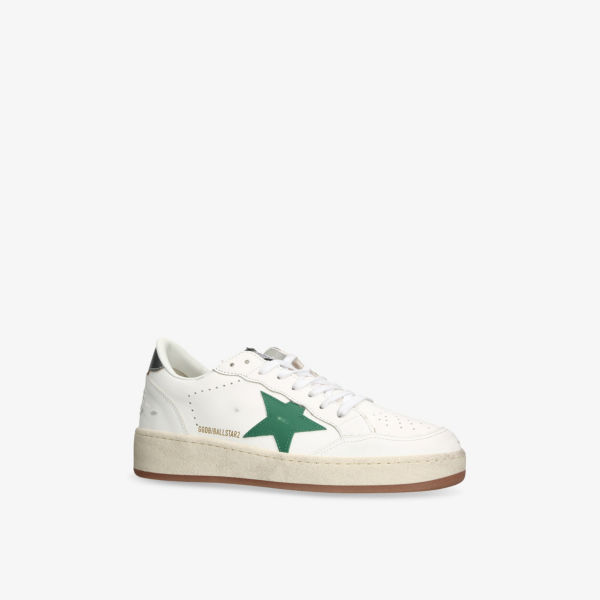 Кроссовки Golden Goose Балстар 2 кожаные низкие с логотипом, мультиколор — фото 3