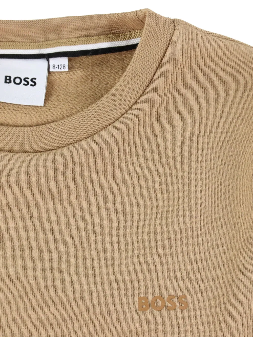 Толстовка с логотипом Boss Kidswear, нейтральный — фото 2