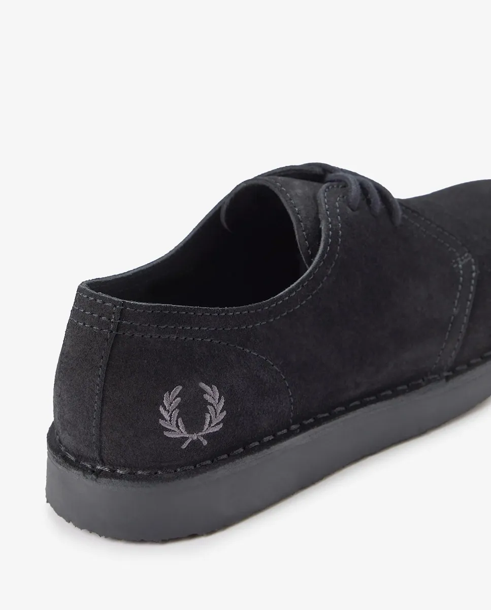 Мужские спортивные кроссовки Linden из кожи Fred Perry, черный — фото 3