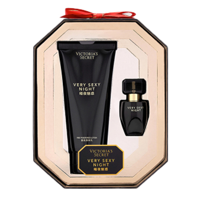 Подарочный набор парфюмерии Victoria's Secret Very Sexy Night: парфюмерная вода, 7,5 мл + лосьон для тела, 100 мл — фото 4