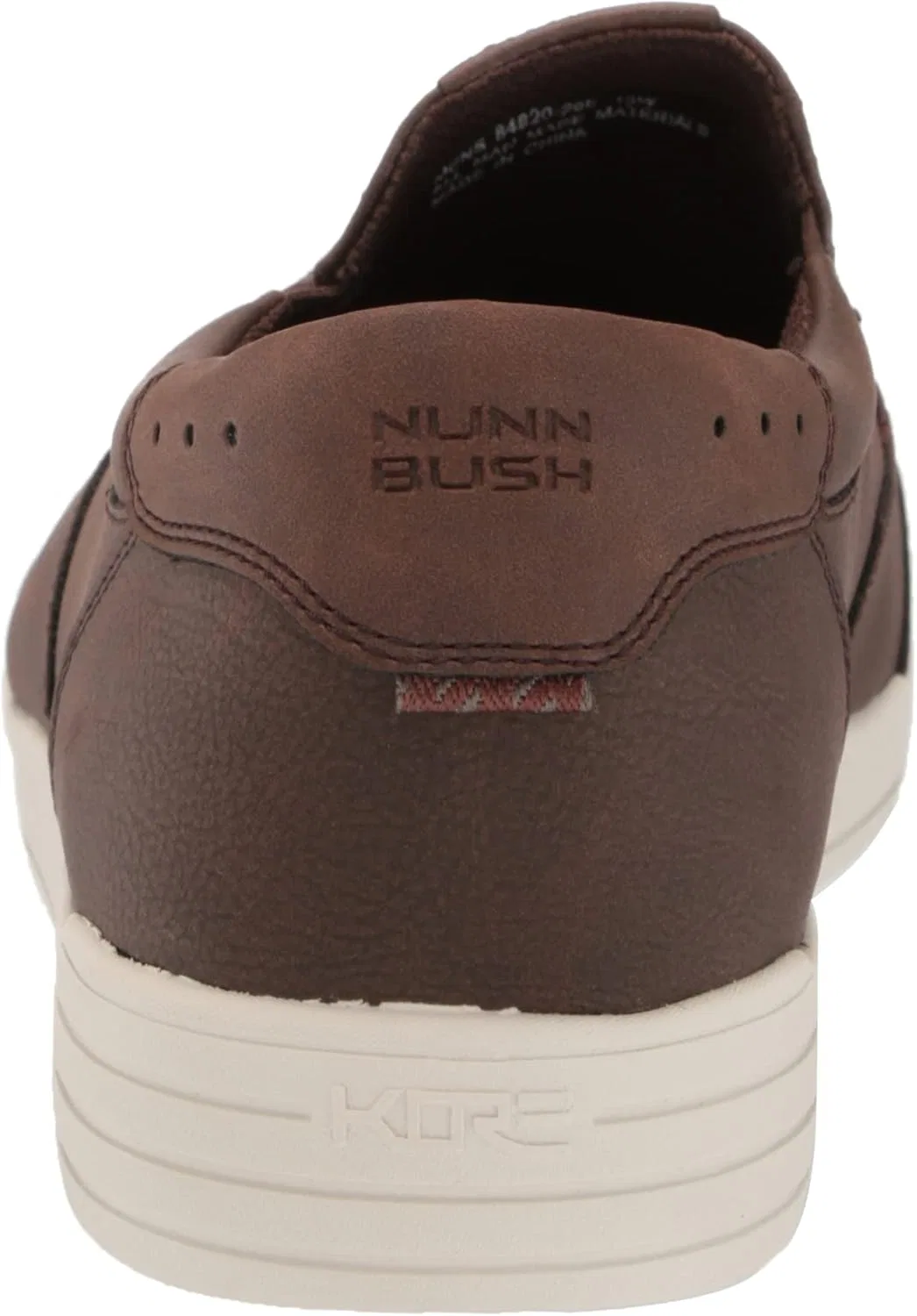 Мужские мокасины Nunn Bush Kore City Walk с закрытым носком, в стиле слипонов, Brown — фото 3