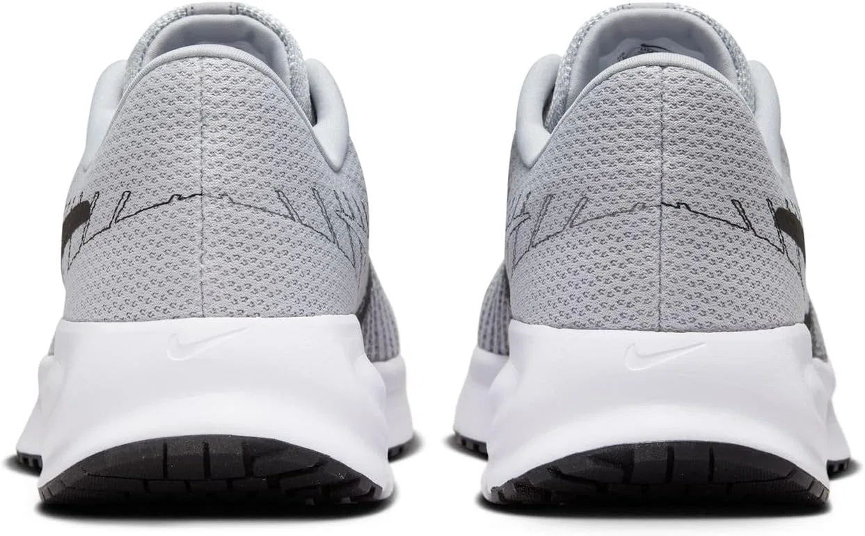 Мужские беговые кроссовки Nike Run Defy HM9594 для бега по шоссе, Wolf Grey Black White Iron Grey — фото 4