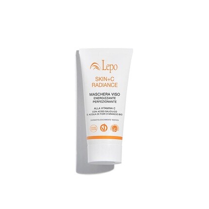 

Perfektionierende Gesichtsmaske Skin+C Radiance с витамином С, салициловой кислотой и органической водой цветов апельсина Lepo