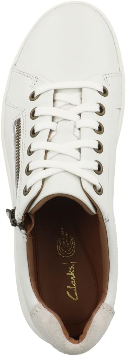 Кроссовки Clarks Unisex-Adult Nalle Lace, белый — фото 2