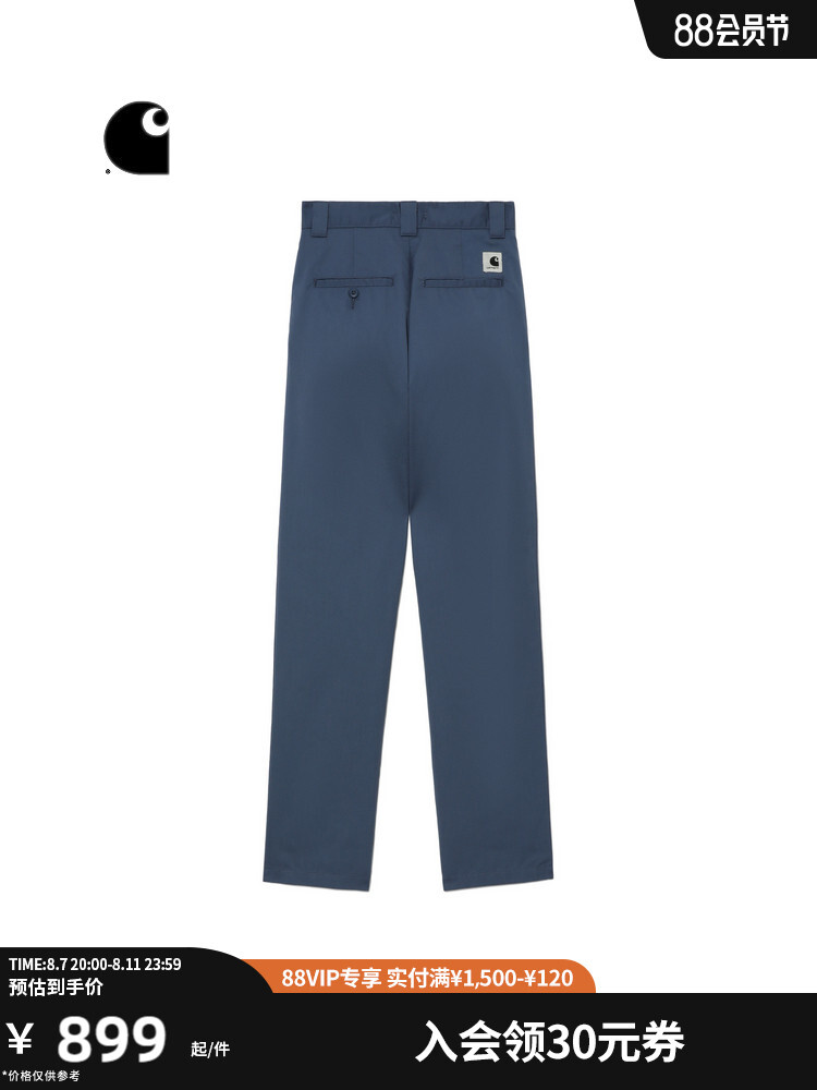 

Штаны женские Carhartt WIP с логотипом, синий