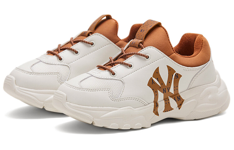 Кроссовки MLB Big Ball Chunky Kids Lifestyle Shoes Kids Low-top White, цвет Off White — фото 3