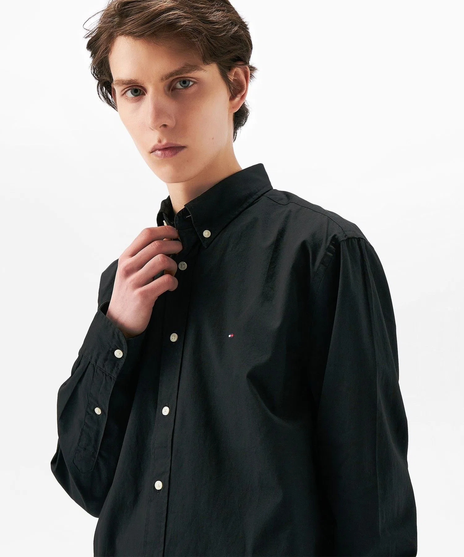 Мужская рубашка TOMMY HILFIGER Core Flex Poplin Solid — фото 2