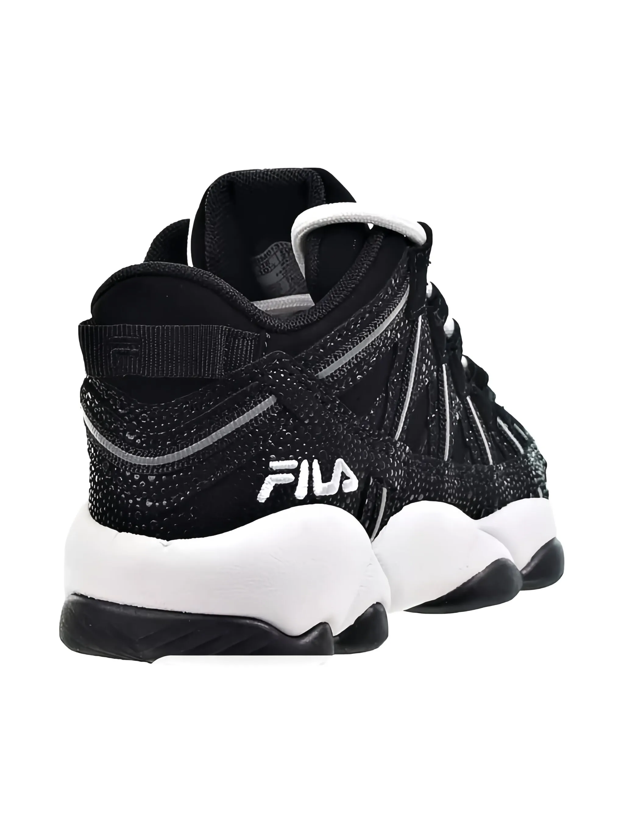 Кроссовки Stackhouse Spaghetti Black/White/Black Fila Kids, черный — фото 2
