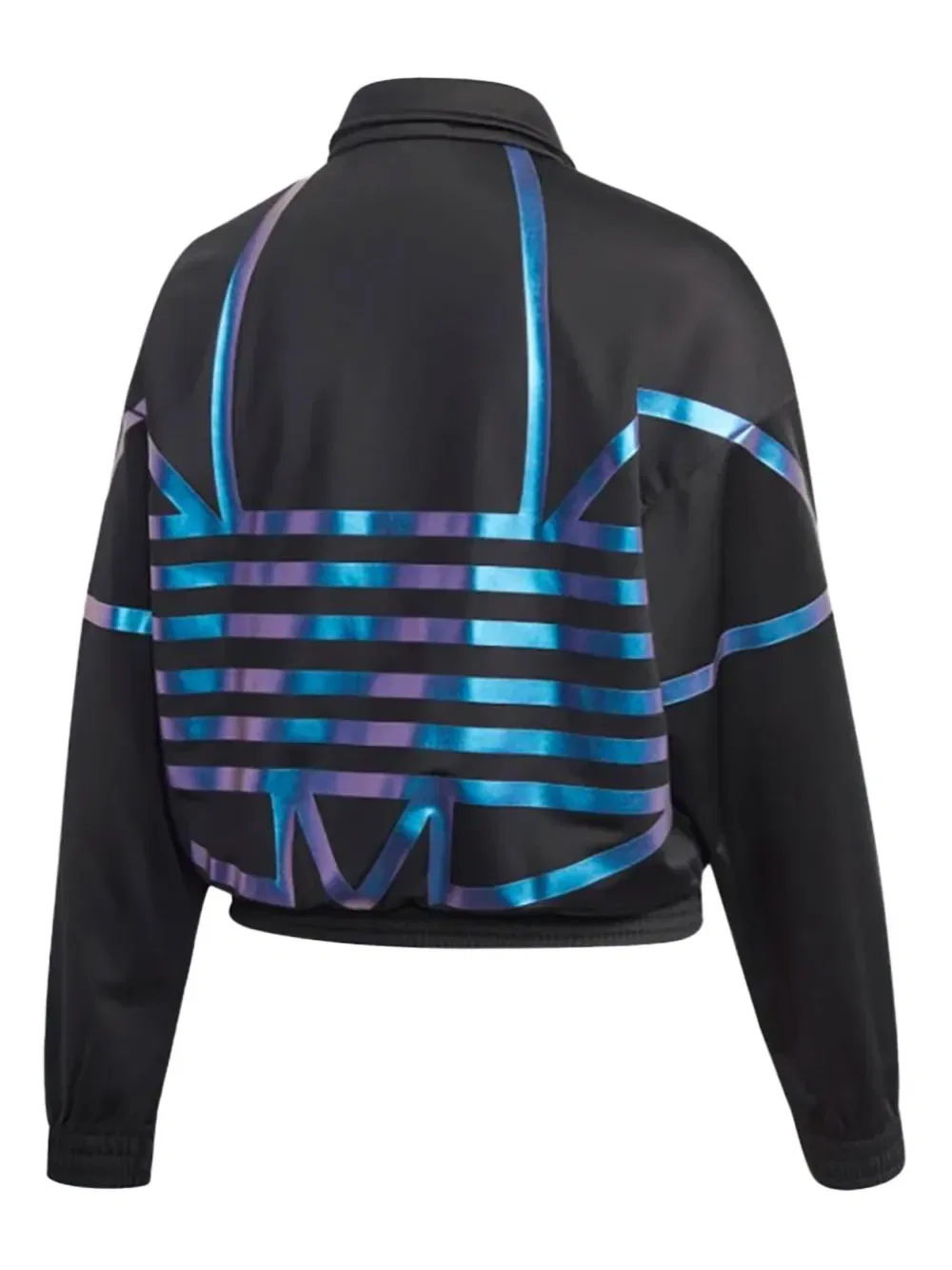 Толстовка с логотипом и застежкой-молнией Adidas, черный — фото 2