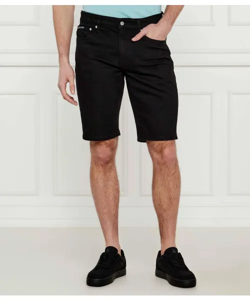 

Джинсовые шорты Regular fit Calvin Klein Jeans, черный