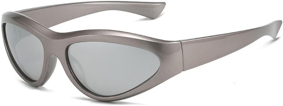 

Спортивные солнцезащитные очки для активного отдыха для женщин, модные солнцезащитные очки «кошачий глаз», женские велосипедные очки, мужские солнцезащитные очки в стиле стритвеар, унисекс WNCKSQ, C6qunsilver