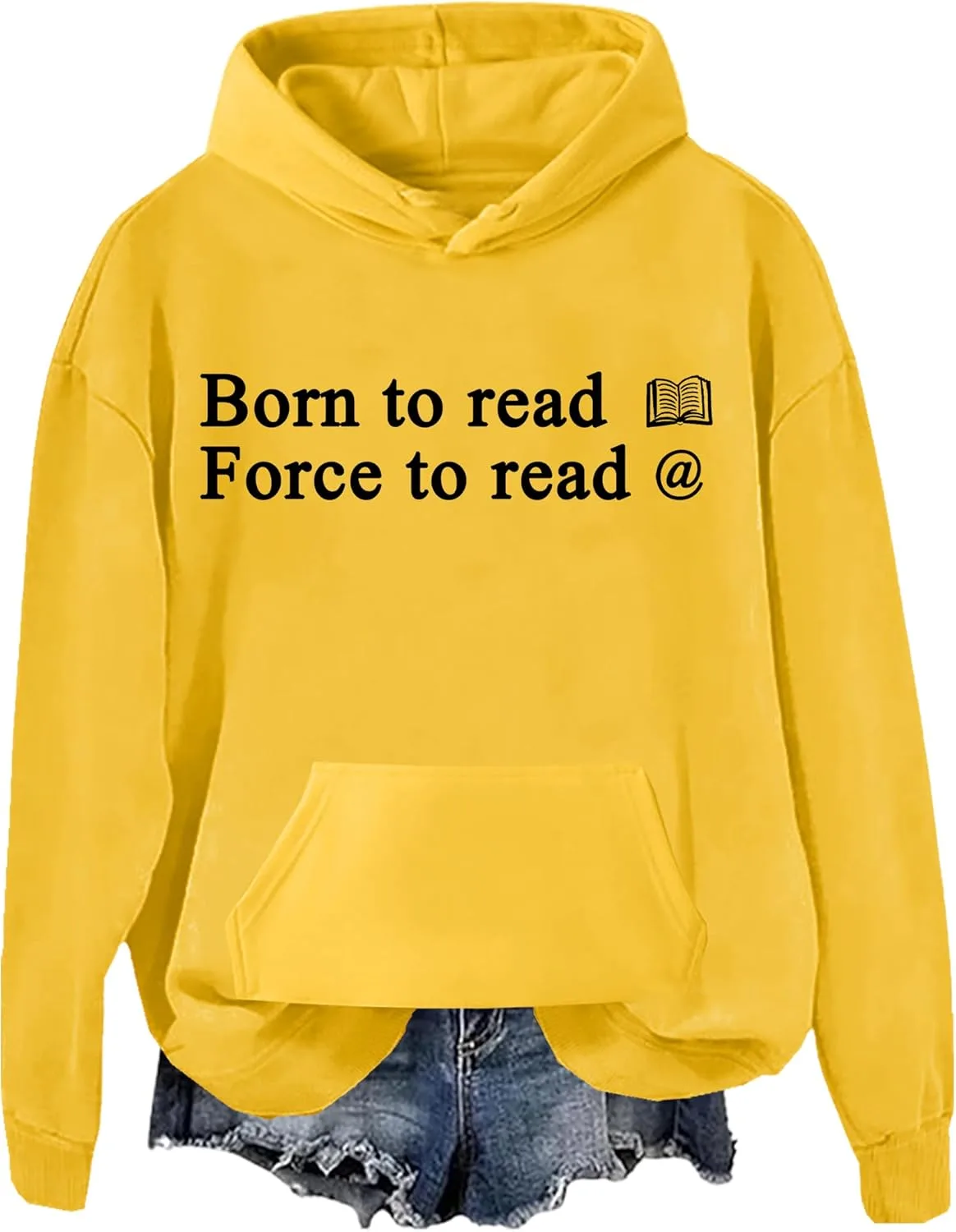 

Толстовка Born To Read Books Forced To Read Emails woati