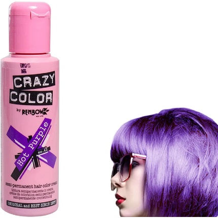 Полуперманентная краска для волос Renbow Crazy Colour, крем-краска 100 мл Crazy Color — фото 2