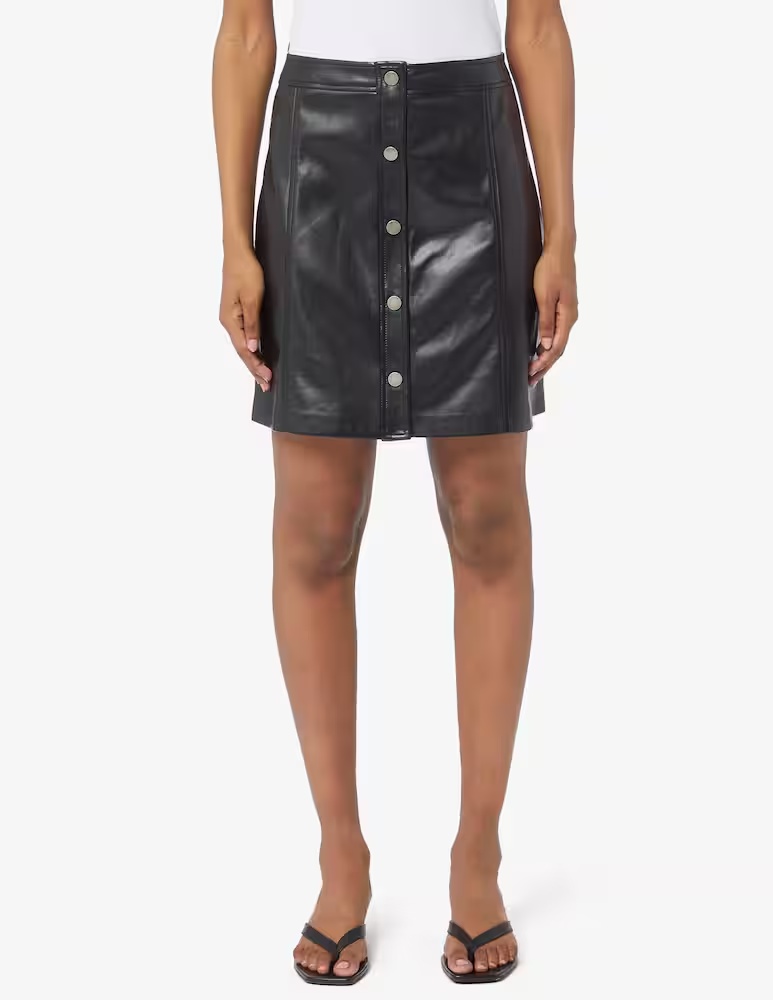 

Мини-юбка Carola из искусственной кожи Guess, черный