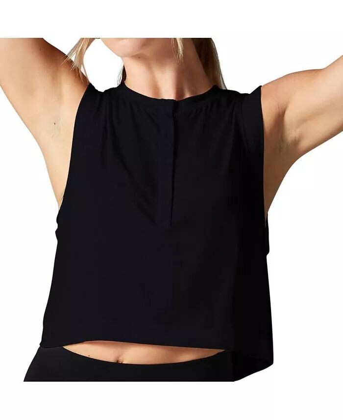 

Женская майка Henley Muscle Tank Tavi, черный
