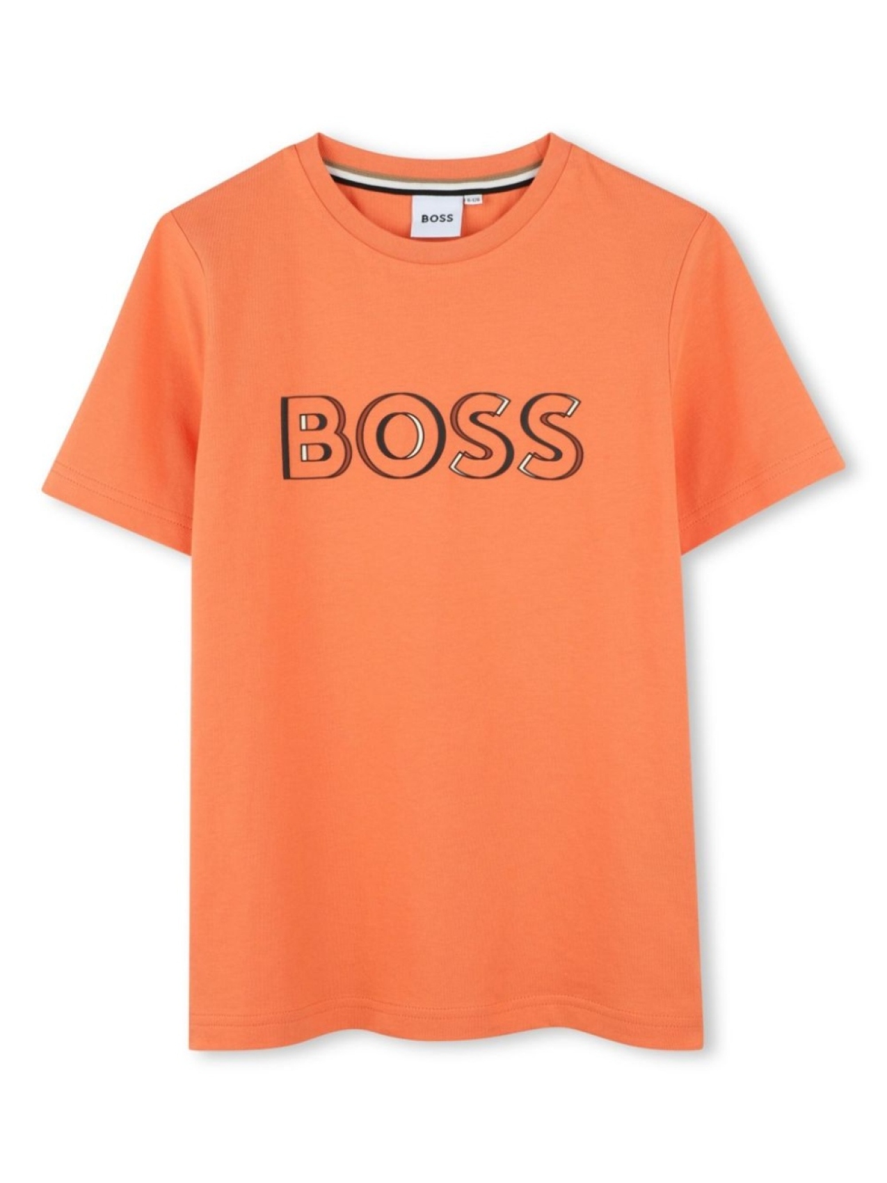 

Футболка с логотипом BOSS Kidswear, оранжевый