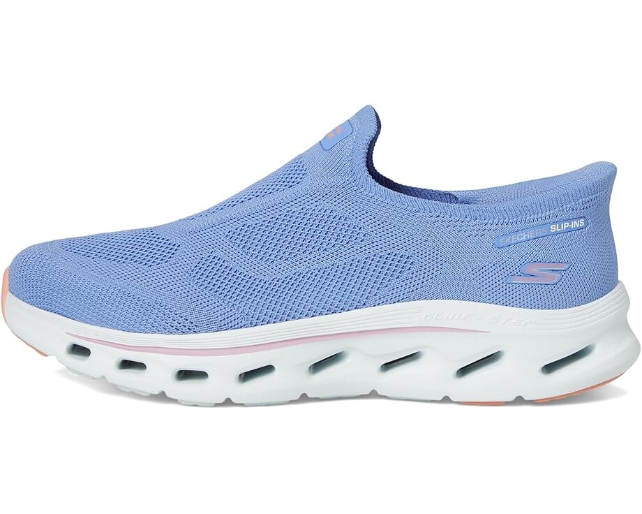 Кроссовки SKECHERS Performance Go Walk Glide Step 2.0 Annette Hands Free Slip-Ins, цвет Blue/Multi — фото 4