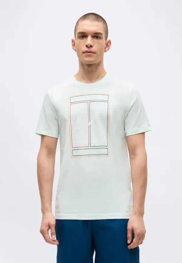 Футболка Nikecourt tee heritage print t-shirt Nike Performance, бледно-зеленый
