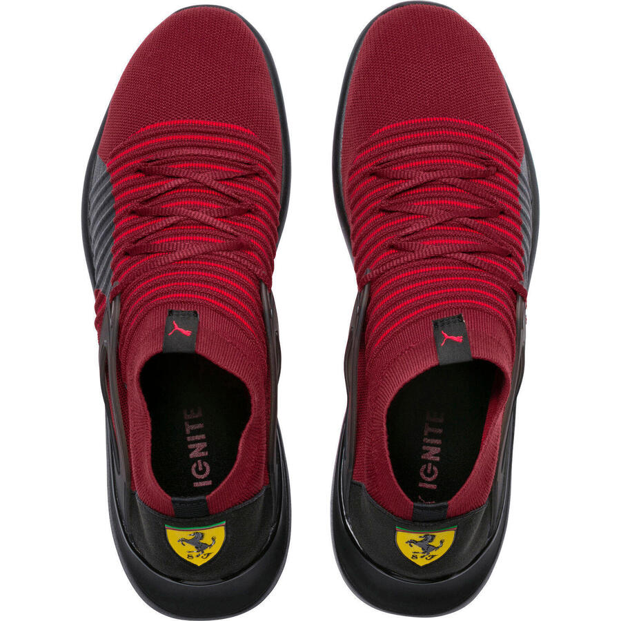 Кроссовки Puma Scuderia Ferrari Evo Cat Ii Sock Lace, красные, унисекс — фото 2