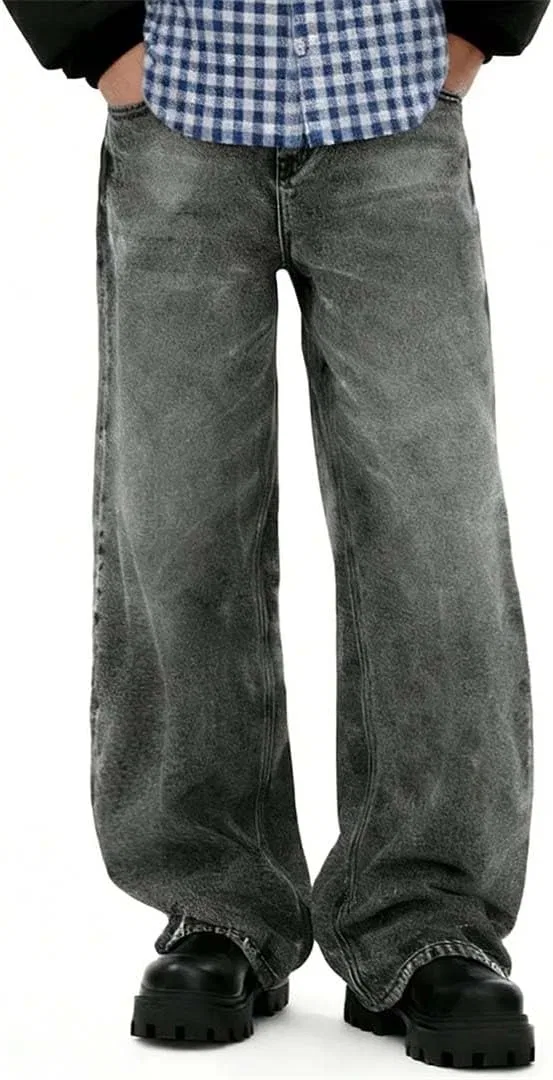 Джинсы свободные Men American Retro Korean, 54842 — фото 2