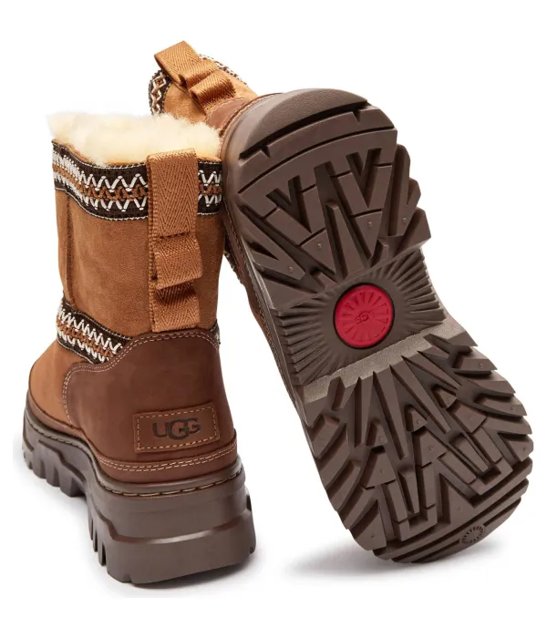Классические мини-ботинки Trailgazer из кожи Ugg, коричневый — фото 4