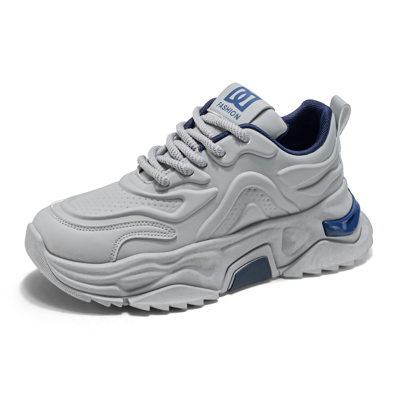 

M.M Party Скользоустойчивые массивные кроссовки мужские низкие серо-голубые, цвет Gray Blue