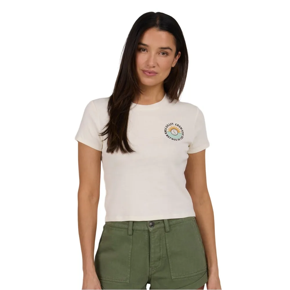 

Футболка с коротким рукавом Salty Crew Daybreak baby, бежевый