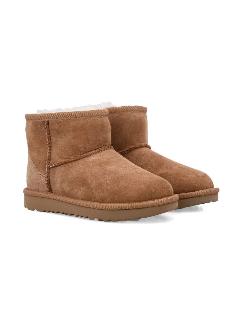 

Ботинки с декоративной строчкой UGG Kids, коричневый