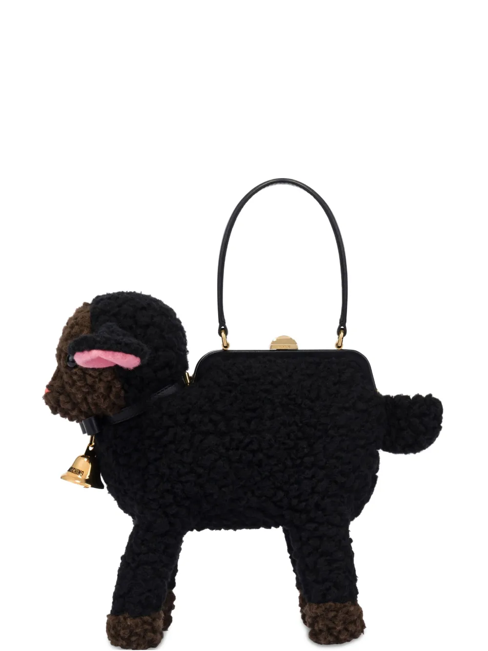 

Клатч в виде ягненка Moschino, черный