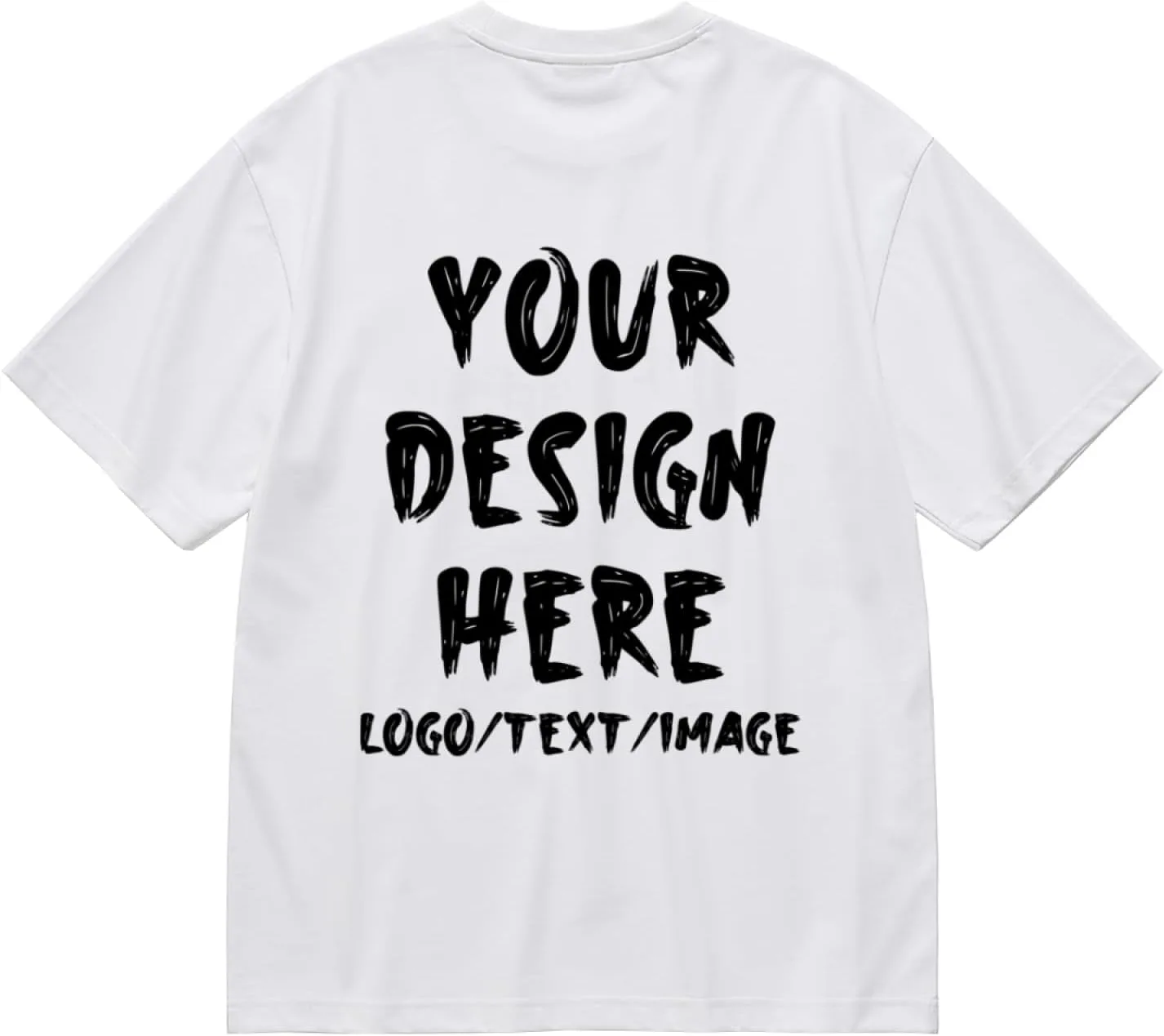 Футболка Custom Design с черным принтом — фото 3