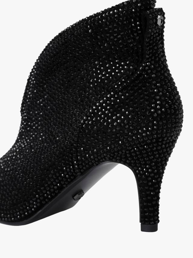 Flute Wide Fit ботинки из микро-замши с декоративными элементами Carvela, Black — фото 4