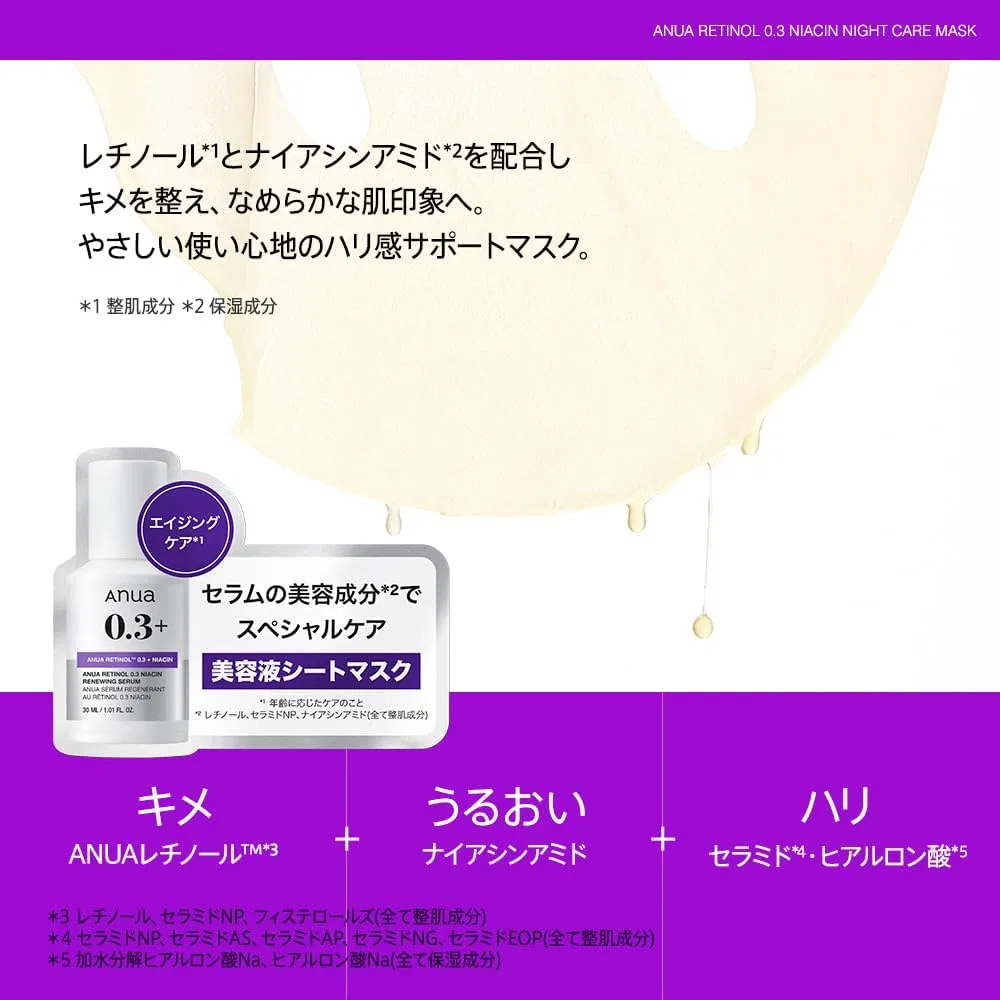Сыворотка Anua — Retinol .3 Niacinamide — фото 3