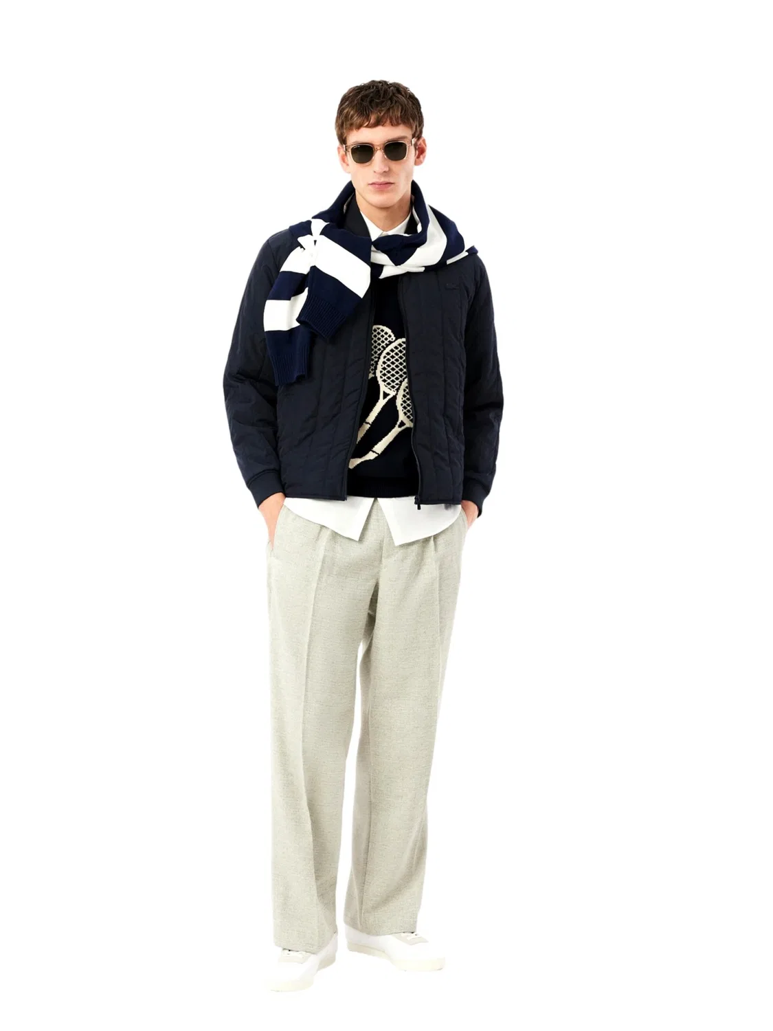 Куртка межсезонья Lacoste, Black — фото 4