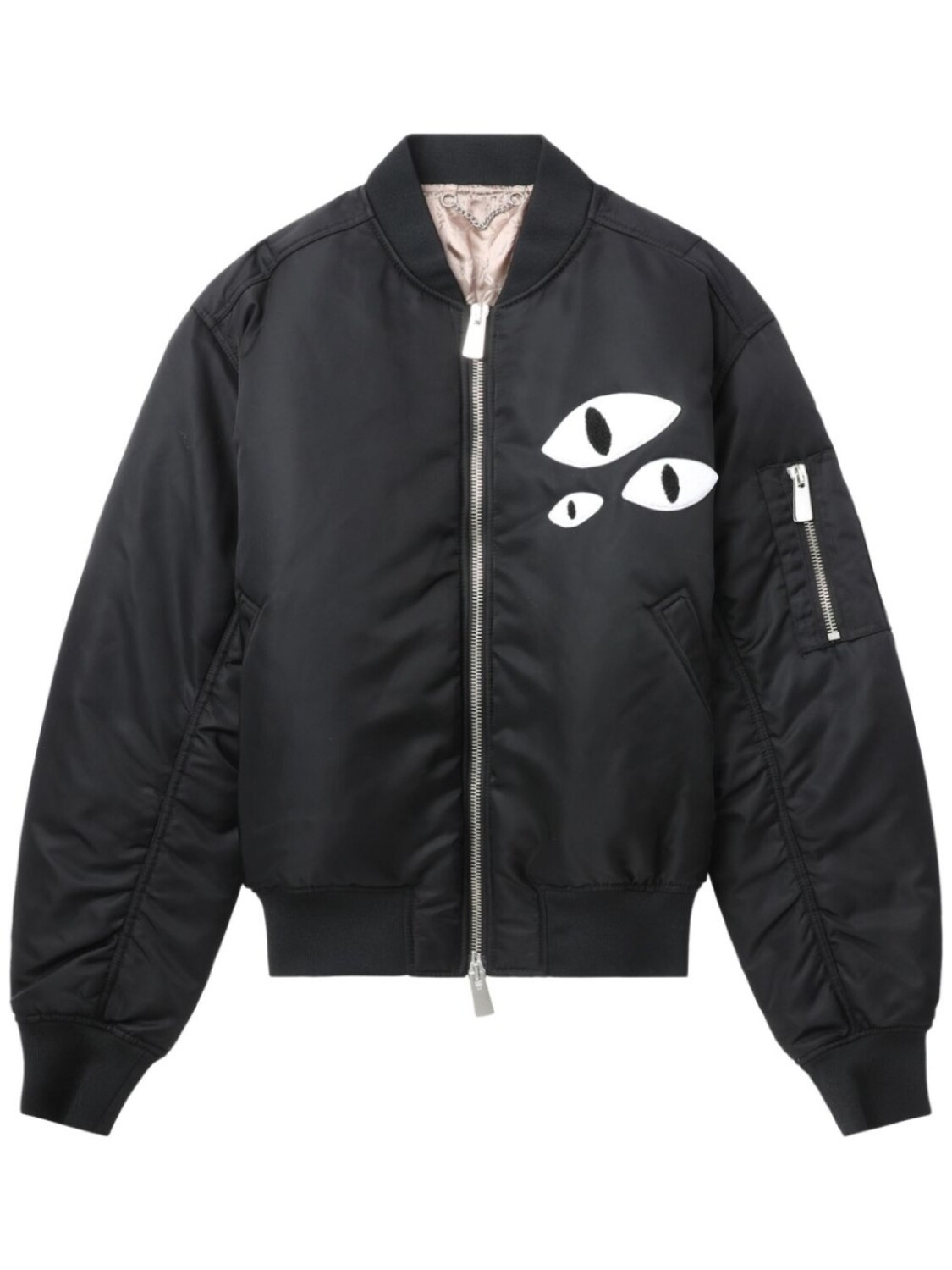 

Charles Jeffrey Loverboy бомбер с вышитым логотипом, черный