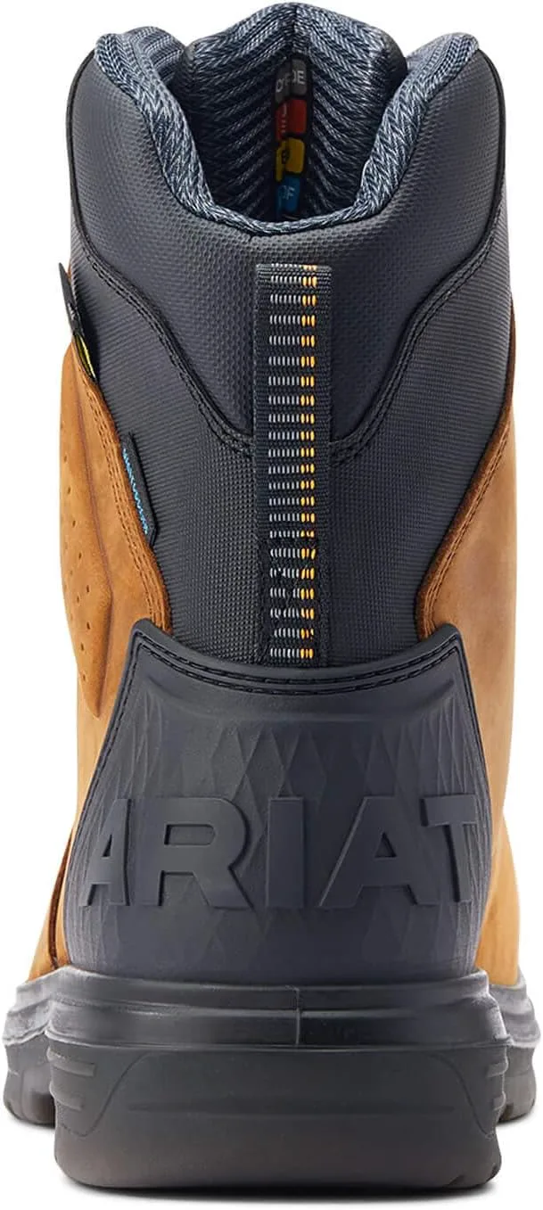 Мужские рабочие ботинки Ariat Turbo Outlaw 8" Csa Metguard водонепроницаемые с углеродным носком, коричневый — фото 3