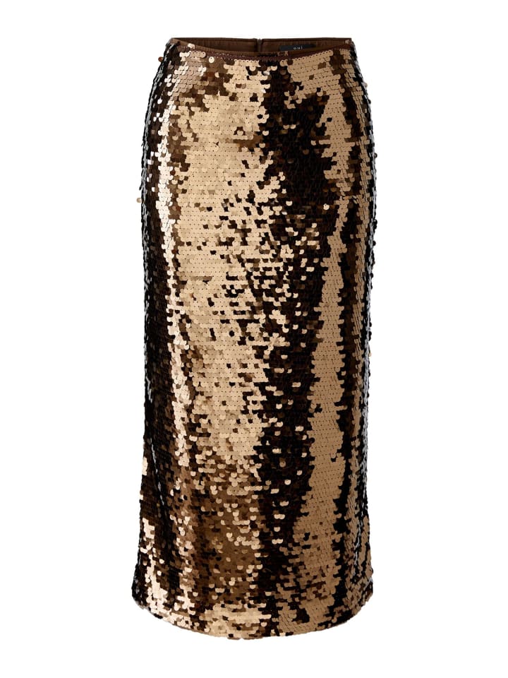 

Oui Юбка-карандаш темно-каштанового цвета