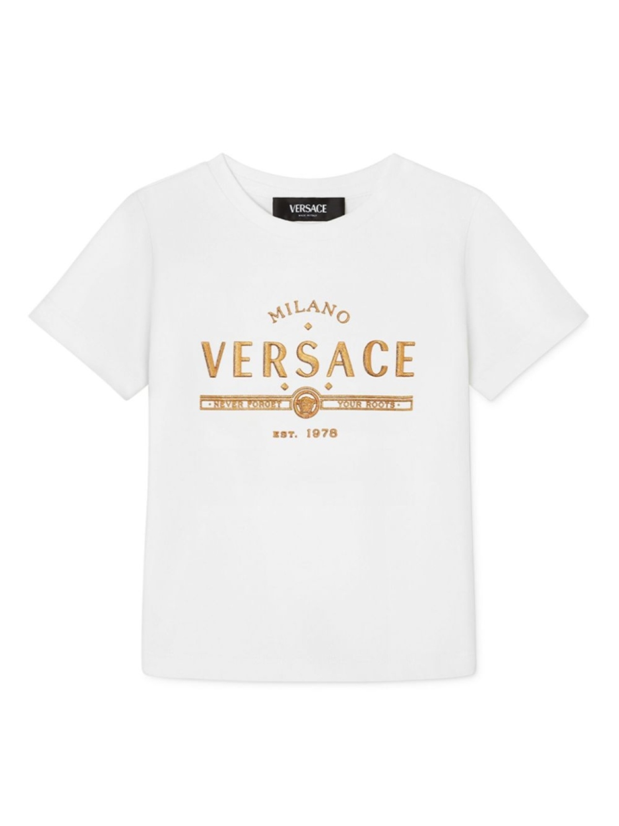 

Футболка с логотипом Versace Kids, белый