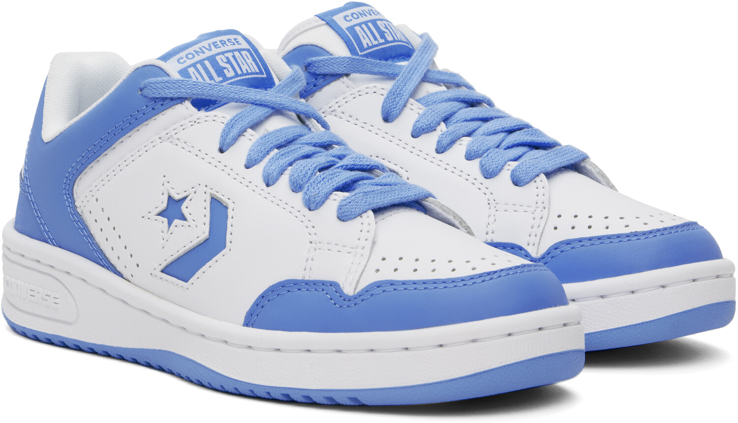 Сине-белые низкие кеды Weapon Converse — фото 4