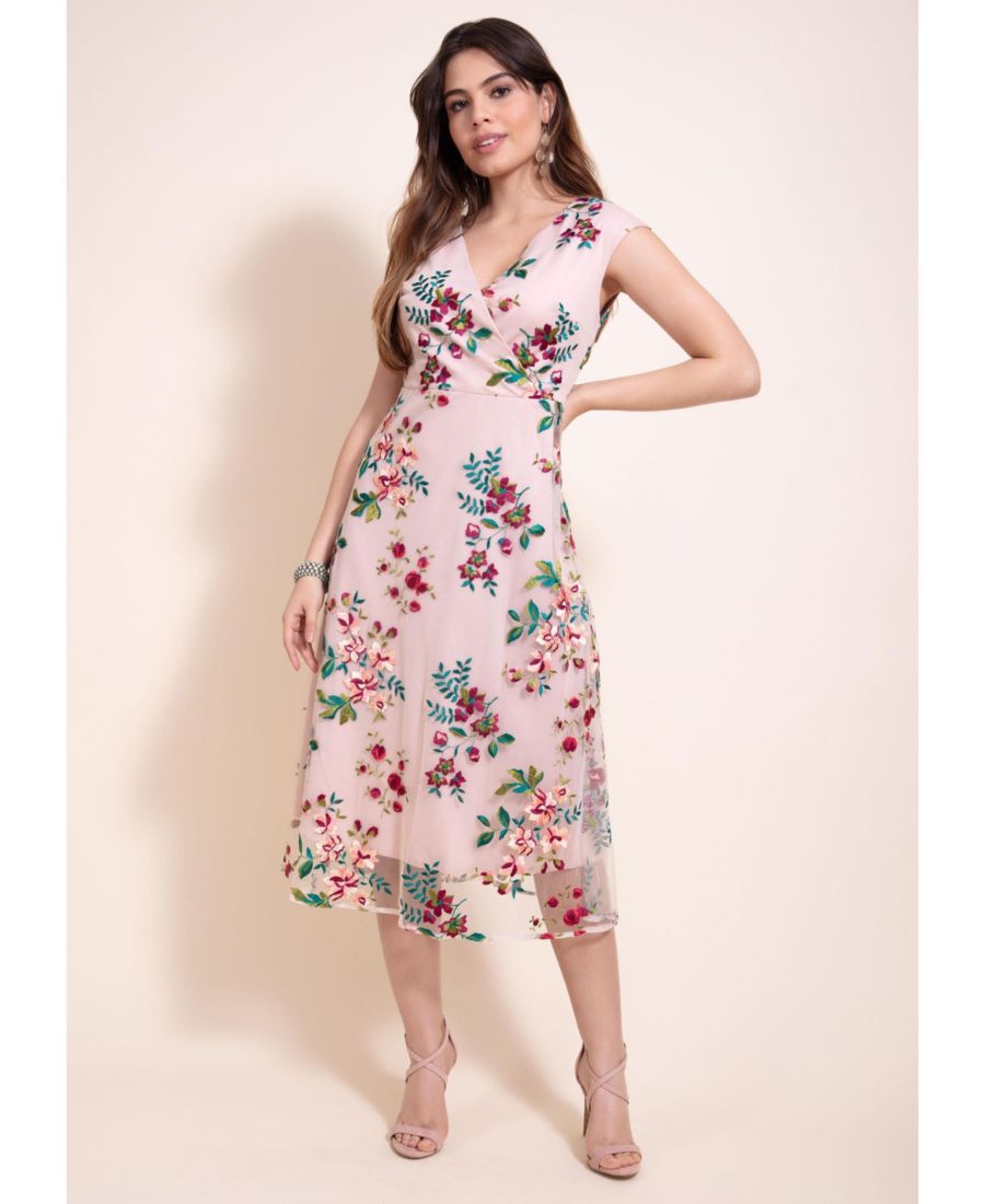 

Женское миди-платье Grace Alie Street London, Blushing blooms