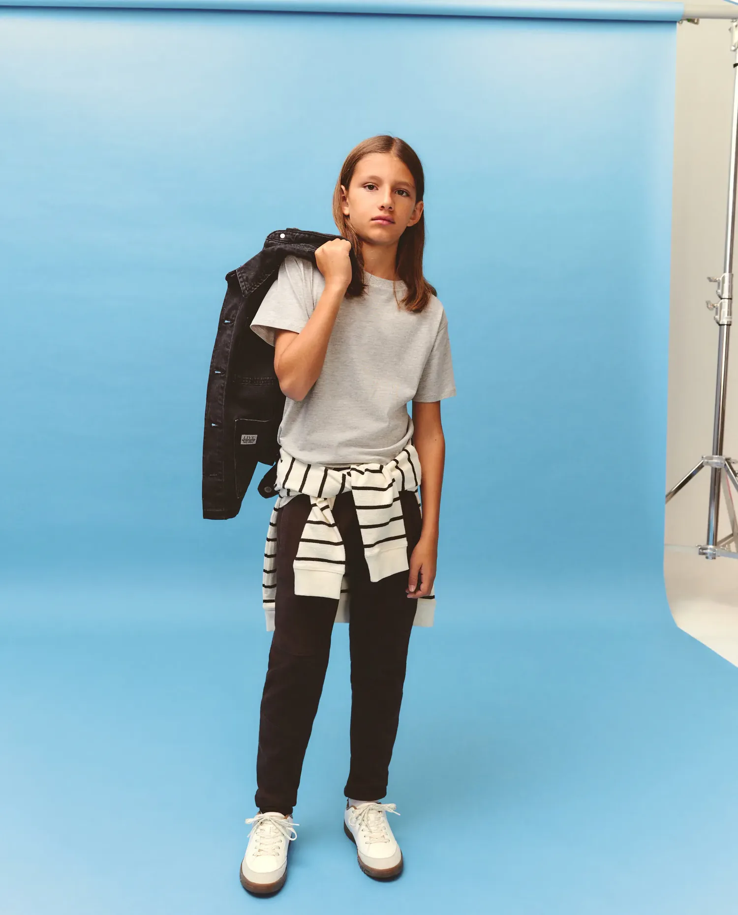 Детские спортивные брюки из флиса, однотонные Kids El Corte Inglés, антрацитовый