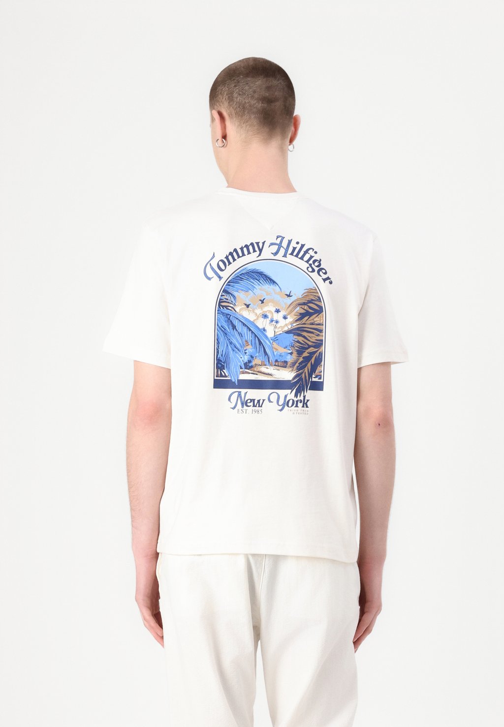 

Футболка с принтом SUMMER TEE Tommy Hilfiger, слоновая кость