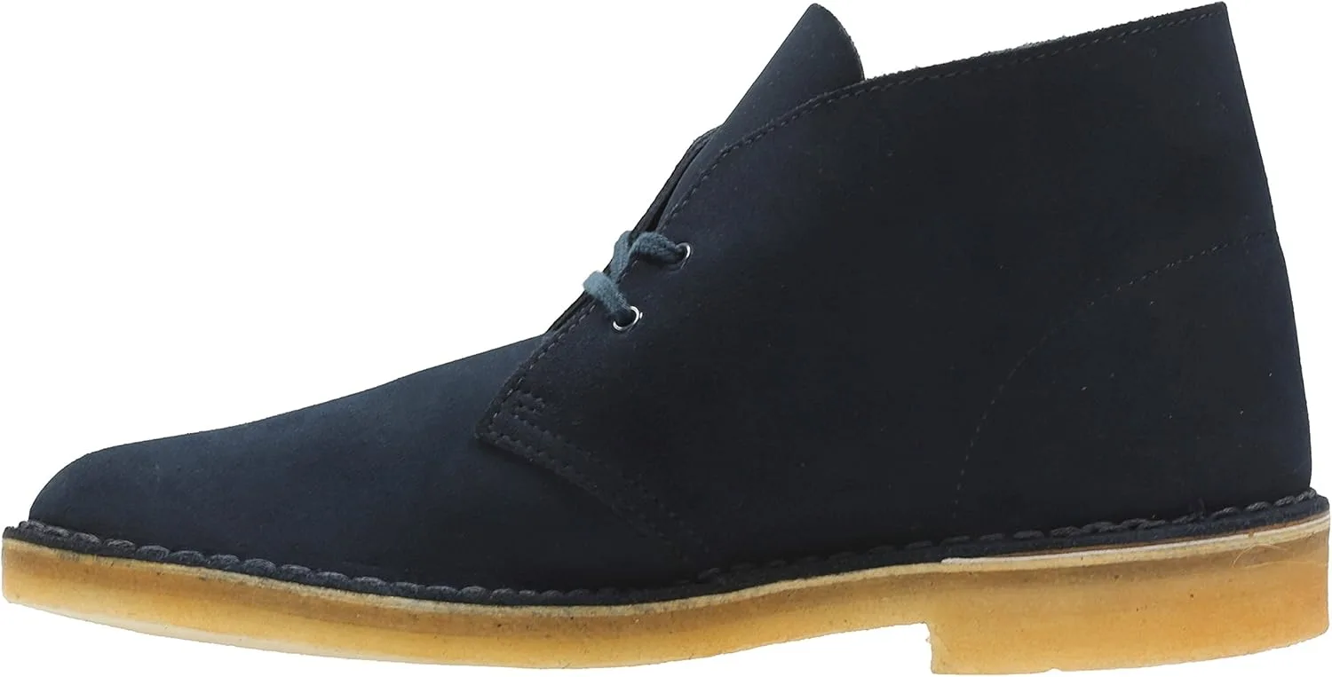 Ботинки Clarks Originals Desert Boot, мужские ботинки Desert Boots, ботинки на невысоком каблуке и ботинки, серые (замша wolf) — фото 4