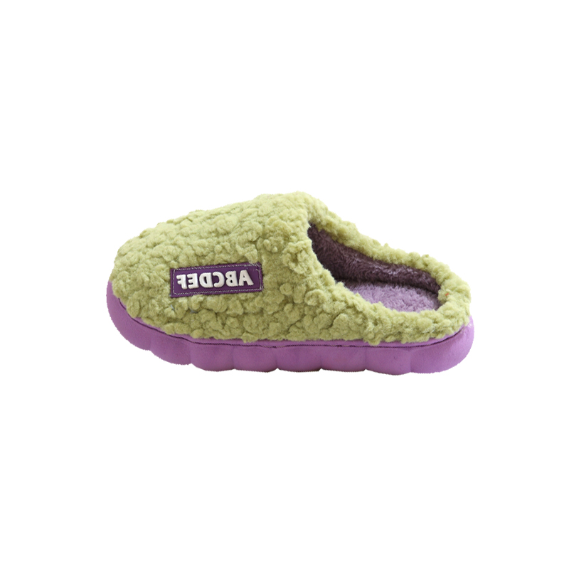 

YUSHIPOLUO Унисекс тапочки с закрытым носком на фиолетовой подошве, цвет Purple Sole