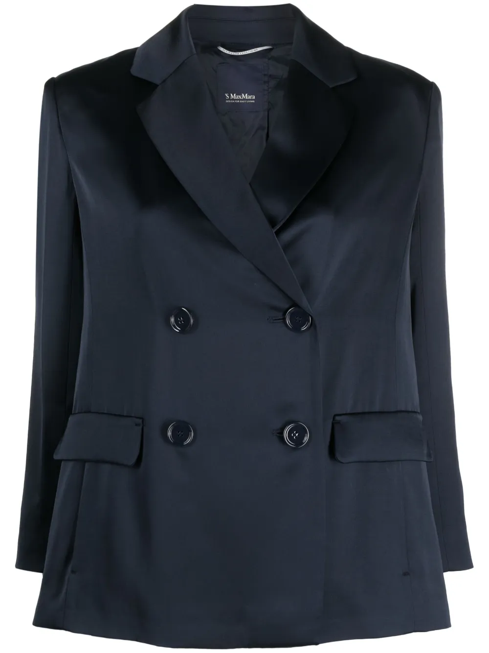 

Двубортный блейзер 'S Max Mara, синий