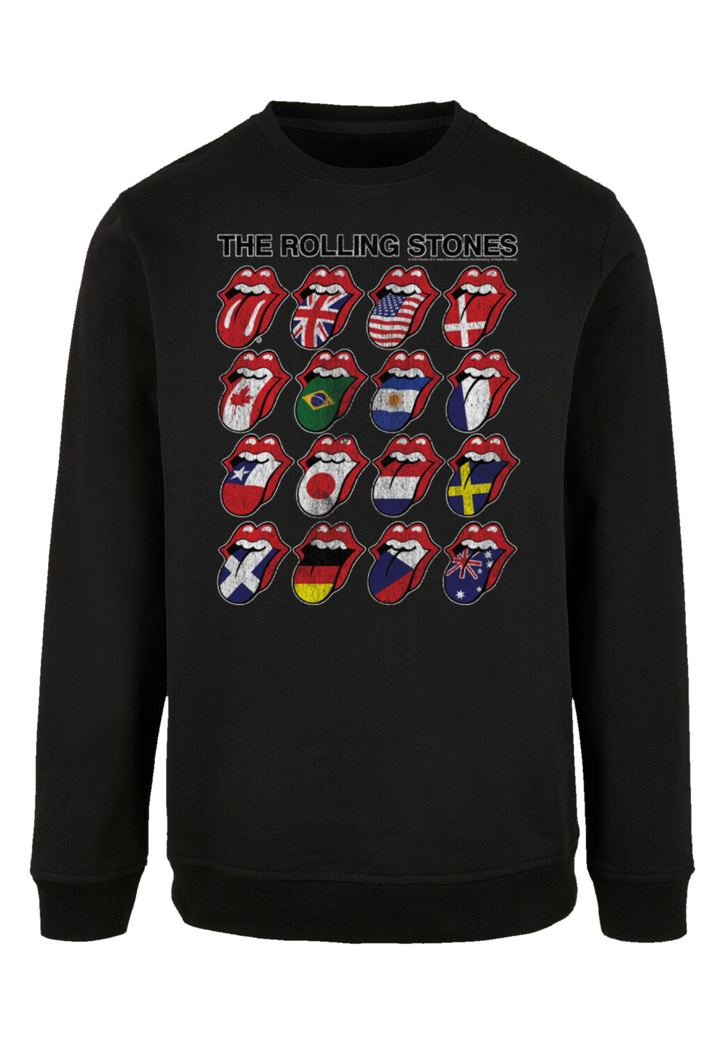

Толстовка F4NT4STIC The Rolling Stones Voodoo Lounge Tongues, черный